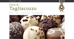 Desktop Screenshot of comune.tagliacozzo.aq.it