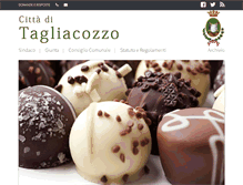 Tablet Screenshot of comune.tagliacozzo.aq.it